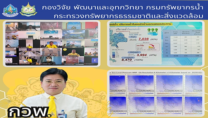 กวพ. เข้าร่วมประชุมติดตามงานประจำสัปดาห์ ศอญ.จิตอาสาพระราชทาน